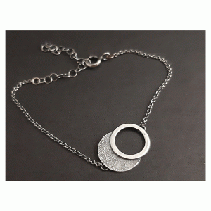 Eclipsi, polsera de plata